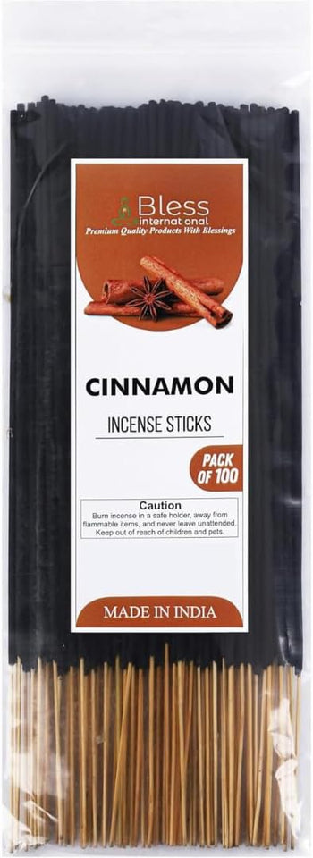 Incense Sticks 12 Inches 1-Hour Plus Burning Time 100-Sticks 250 GM (Cinnamon)