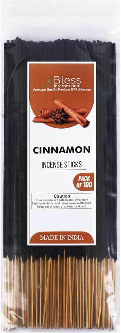 Incense Sticks 12 Inches 1-Hour Plus Burning Time 100-Sticks 250 GM (Cinnamon)