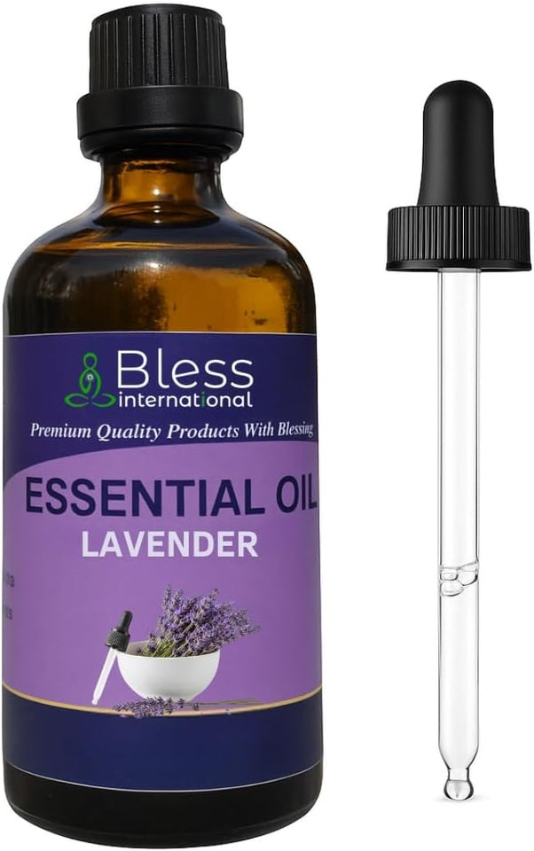 Lavender Essential Oil Organic 100% Natural 4 fl. Oz