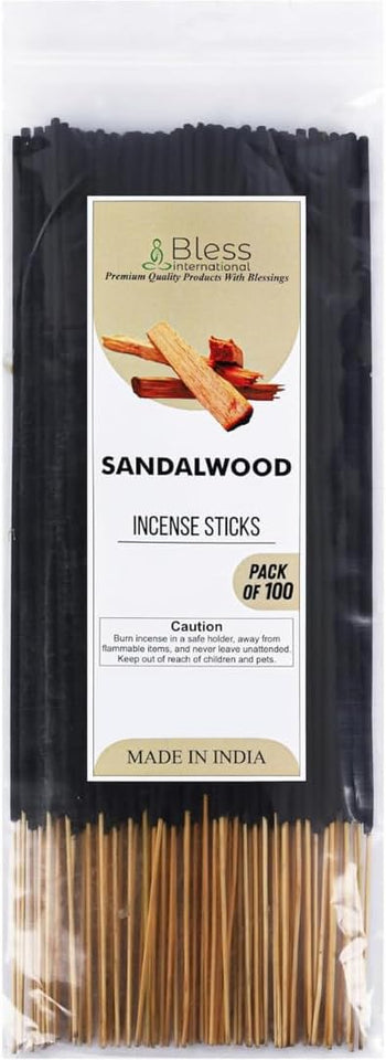 Incense Sticks 12 Inches 1-Hour Plus Burning Time 100-Sticks 250 GM (Sandalwood)