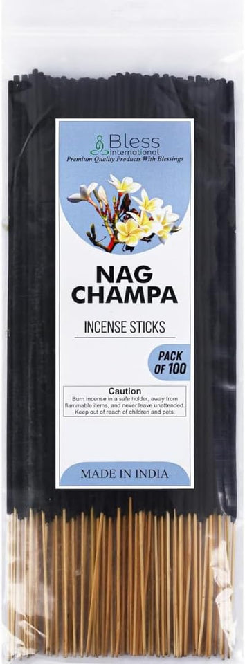 Incense Sticks 12 Inches 1-Hour Plus Burning Time 100-Sticks 250 GM (Nag Champa)