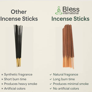 100% Natural Incense Sticks Handmade Hand Dipped The Best Scent (Vanilla)