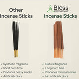 100% Natural Incense Sticks Handmade Hand Dipped The Best Scent (Vanilla)