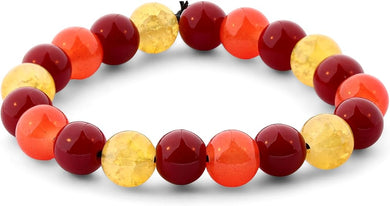 Bless International Red Garnet Gemstone Bracelet