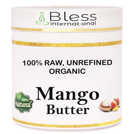 Organic Raw Mango Butter 100% Pure,Natural & Unrefined| Skin Moisturizer For Face, Body & Hair, Creams, Balms, Lotions, Soaps| Softens Dry & Tough Skin.