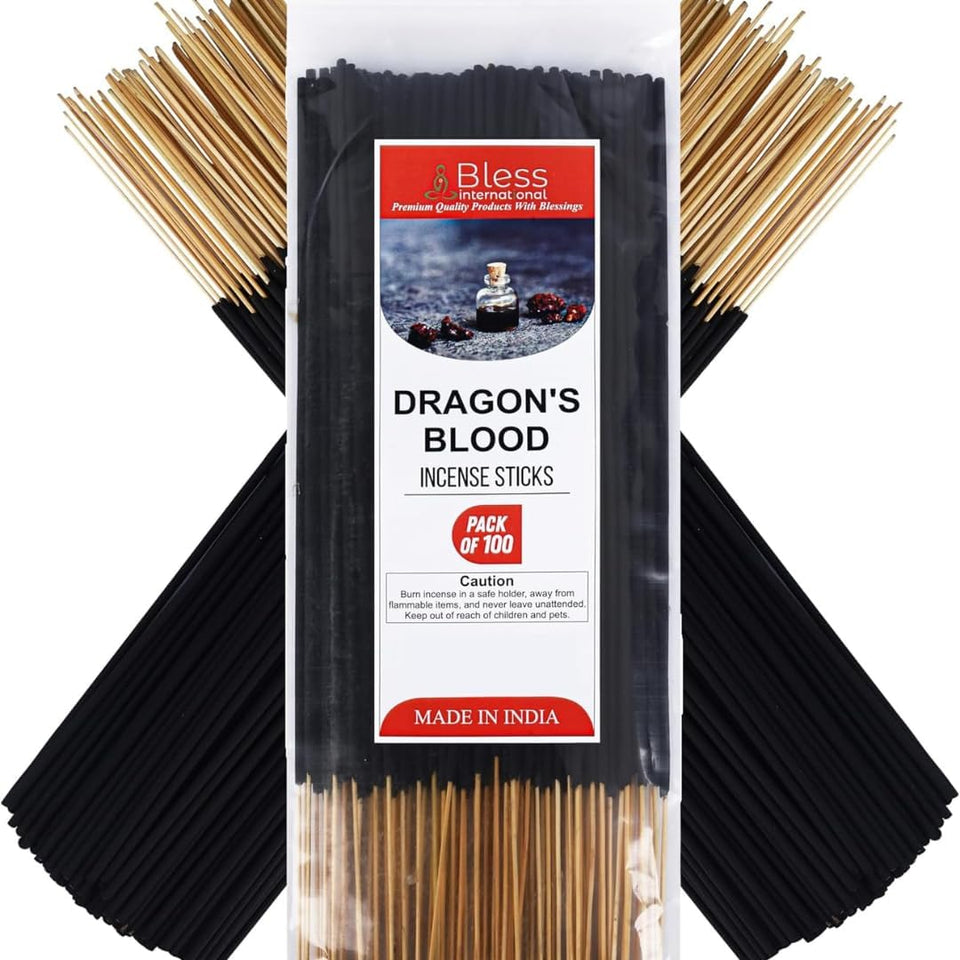 Incense Sticks 12 Inches 1-Hour Plus Burning Time 100-Sticks 250 GM (Dragons Blood)
