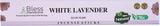 100% Natural Incense Sticks Handmade Hand Dipped The Best Scent (White Lavender)