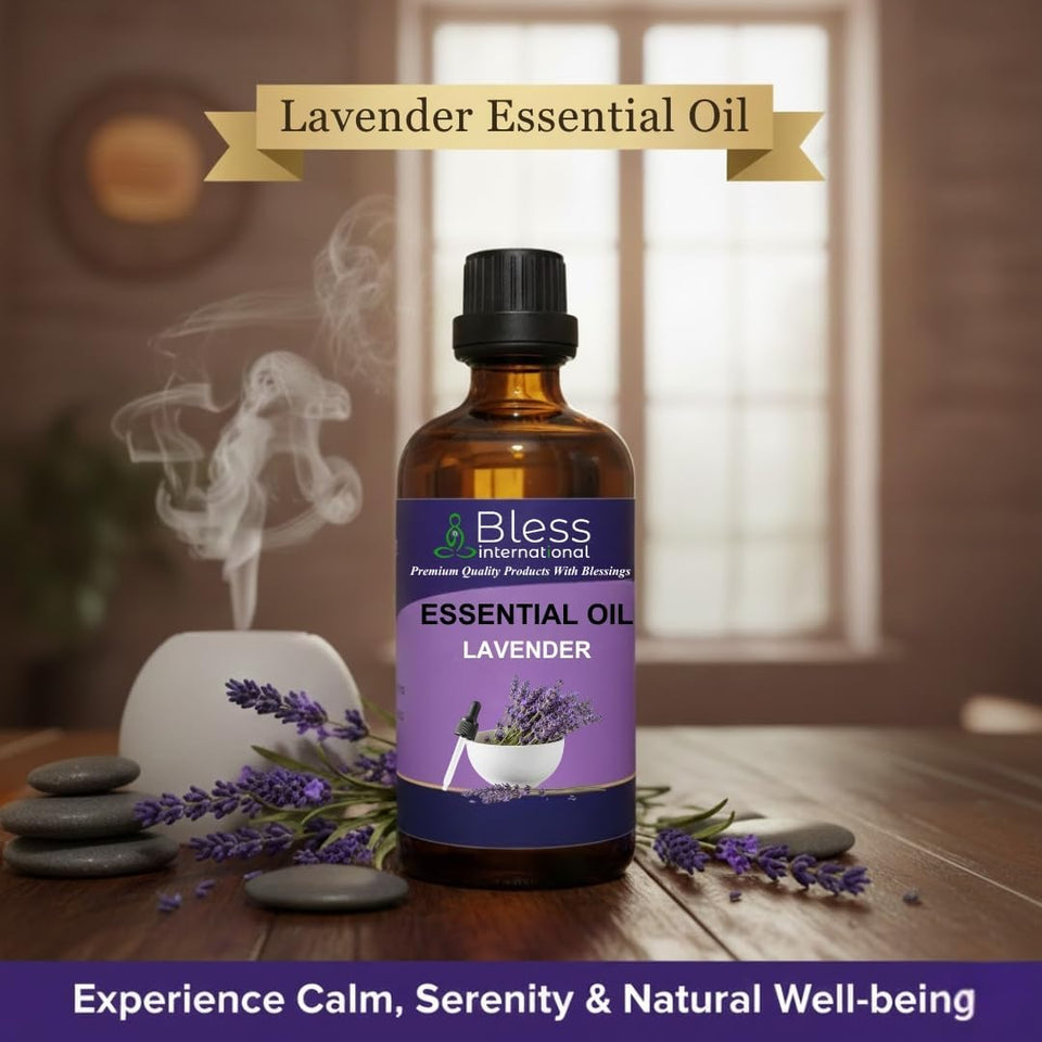 Lavender Essential Oil Organic 100% Natural 4 fl. Oz