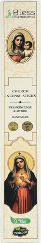 100% Natural Church Incense Sticks Handmade Hand Dipped The Best Scent (Frankincense & Myrrh)