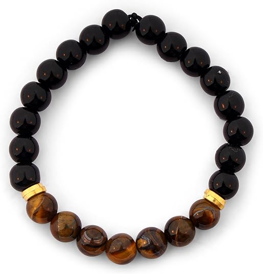 Bless International Gemstone Bracelet Tiger Eye for Couples