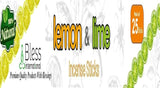 100% Natural Incense Sticks Handmade Hand Dipped The Best Scent (Lemon and Lime)