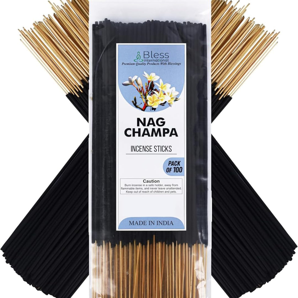 Incense Sticks 12 Inches 1-Hour Plus Burning Time 100-Sticks 250 GM (Nag Champa)