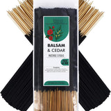Incense Sticks 12 Inches 1-Hour Plus Burning Time 100-Sticks 250 GM (Balsam and Cedar)
