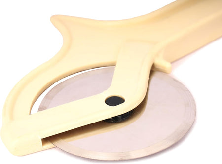 Pizza Cutter Wheel Pizza Slicer 9 Inches (White)