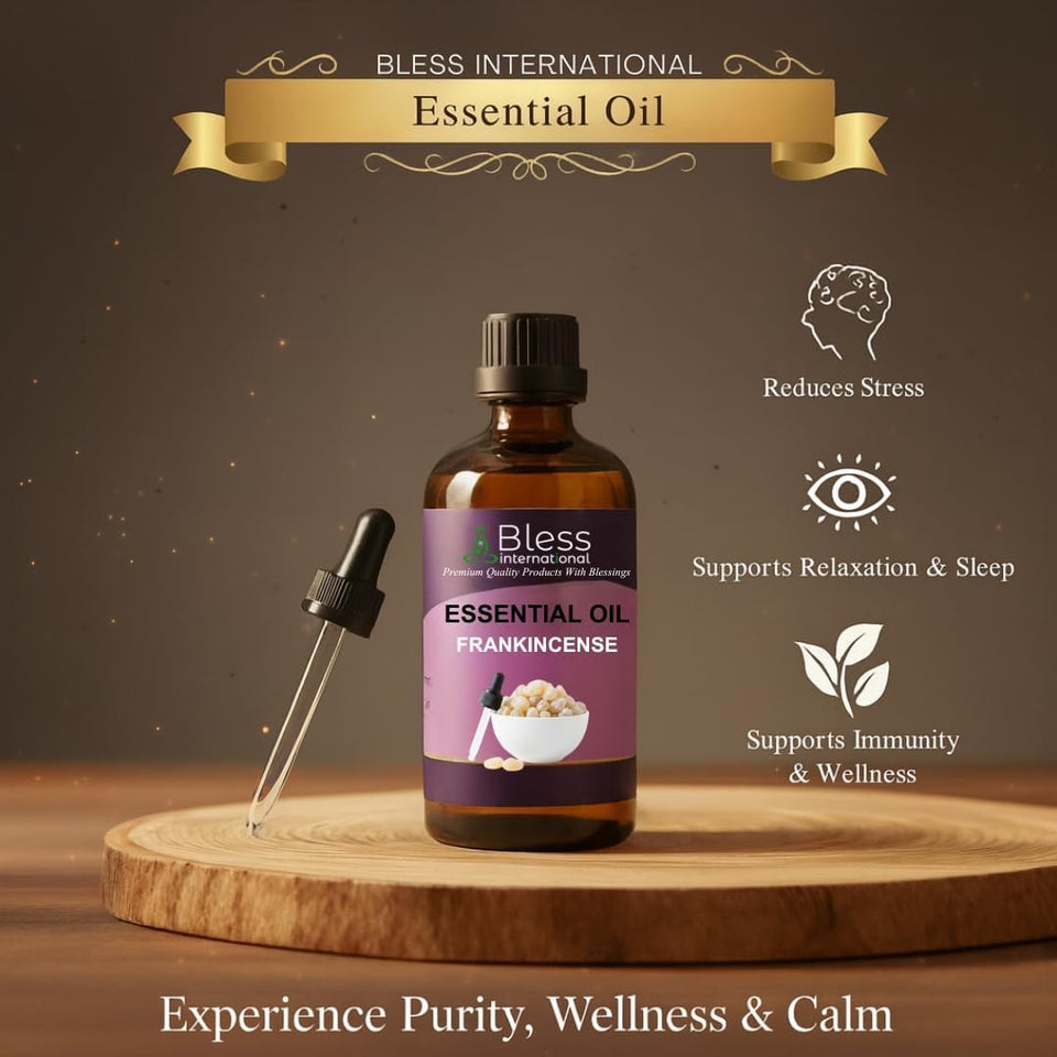 Frankincense Essential Oil Organic 100% Natural 4 fl. Oz