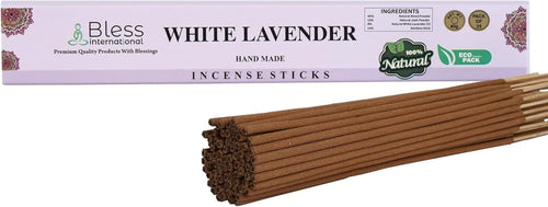 100% Natural Incense Sticks Handmade Hand Dipped The Best Scent (White Lavender)
