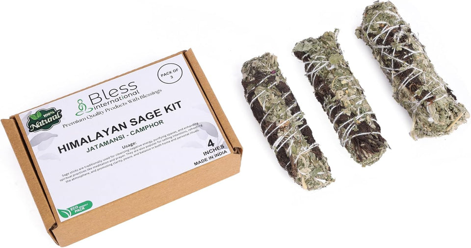 Himalayan Sage Incense 4 Inches Long (Jatamansi - Camphor)