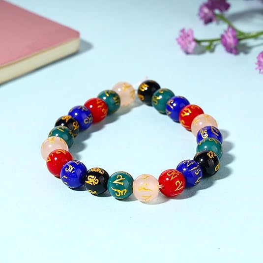 Bless International Chakra Gemstone Bracelet (Om Mani Padme Hum)