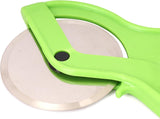 Bless-International Pizza-Cutter-Wheel Ergonomic-Pizza-Slicer Easy-To-Clean Essential-Kitchen-Tool 9-Inches (Green)