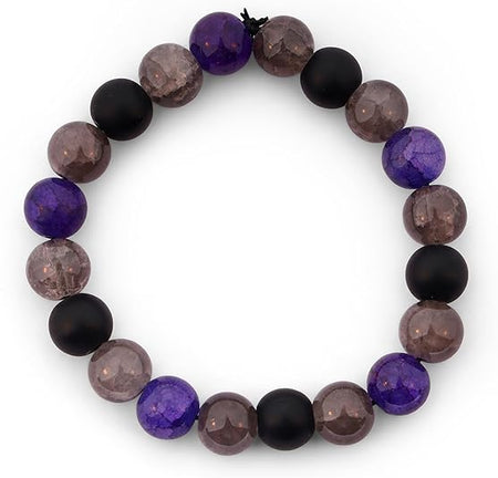 Bless International Amethyst Gemstone Bracelet