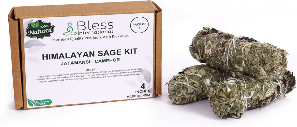 Himalayan Sage Incense 4 Inches Long (Jatamansi - Camphor)