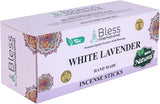 100% Natural Incense Sticks Handmade Hand Dipped The Best Scent (White Lavender)