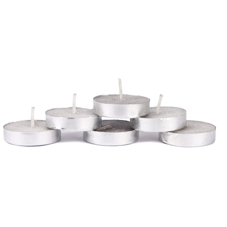 White Sage Tea Light Candles 24-Pack Colored