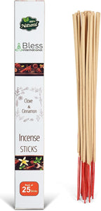 100% Natural Incense Sticks Handmade Hand Dipped The Best Scent (Clove And Cinnamon)