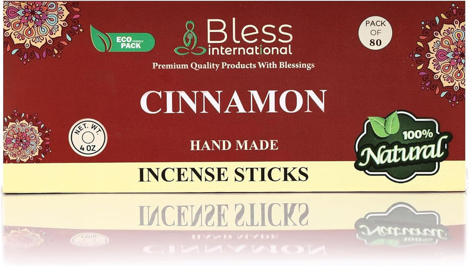 100% Natural Incense Sticks Handmade Hand Dipped The Best Scent (Cinnamon)