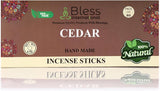 100% Natural Incense Sticks Handmade Hand Dipped The Best Scent (Cedar)