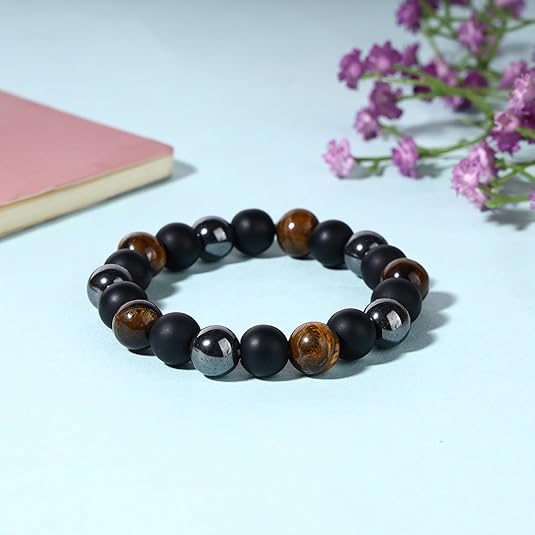 Bless International Hematite Gemstone Bracelet