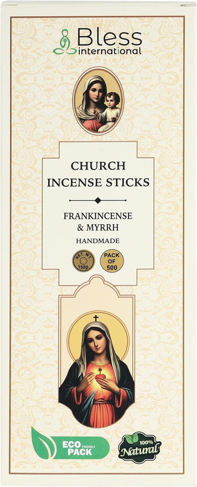 100% Natural Church Incense Sticks Handmade Hand Dipped The Best Scent (Frankincense & Myrrh)