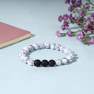 Bless International Howlite Gemstone Bracelet for couples