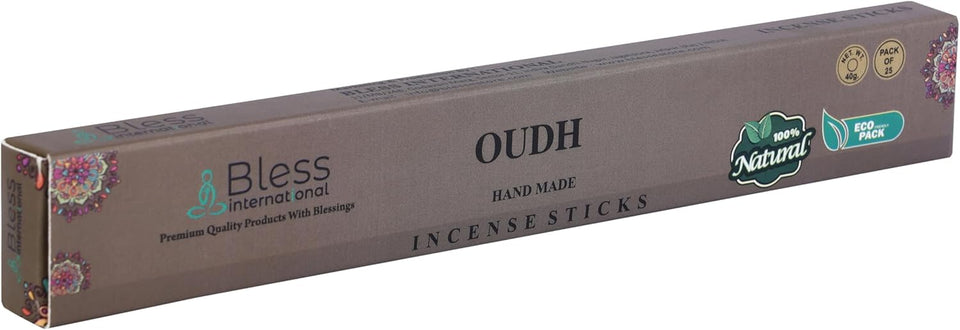 100% Natural Incense Sticks Handmade Hand Dipped The Best Scent (Oudh)