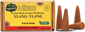 100%-Natural-Incense-Cones Handmade-Hand-Dipped The-Best-scents (YLANG-YLANG)