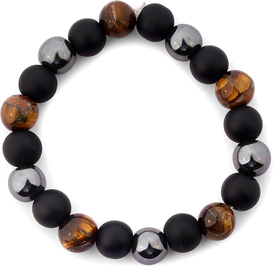 Bless International Hematite Gemstone Bracelet