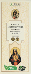 100% Natural Church Incense Sticks Handmade Hand Dipped The Best Scent (Frankincense & Myrrh)