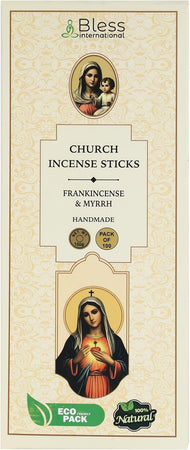 100% Natural Church Incense Sticks Handmade Hand Dipped The Best Scent (Frankincense & Myrrh)