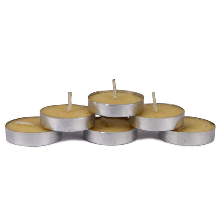 Sandalwood Tea Light Candles 24-Pack Colored