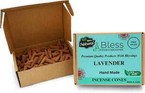 100%-Natural-Incense-Cones Handmade-Hand-Dipped The-Best-scents (Lavender)