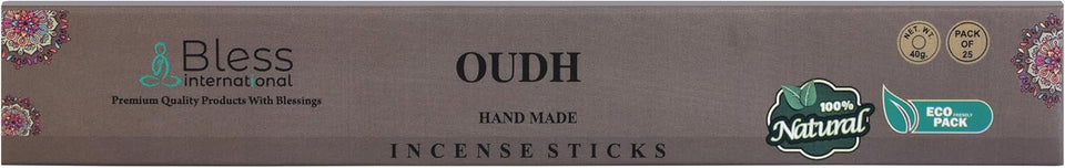 100% Natural Incense Sticks Handmade Hand Dipped The Best Scent (Oudh)