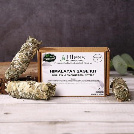 Himalayan Sage Incense 4 Inches Long (Mullein nettle - Lemongrass)