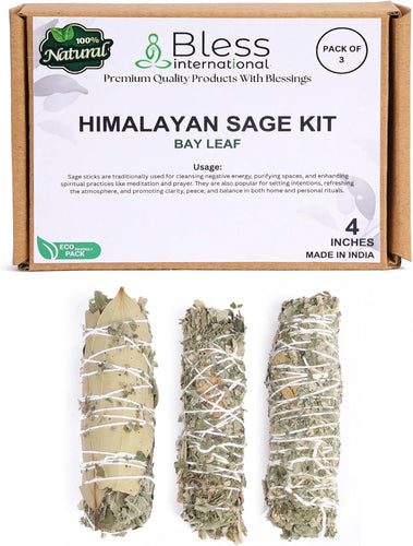 Himalayan Sage Incense 4 Inches Long (Bay leaf)