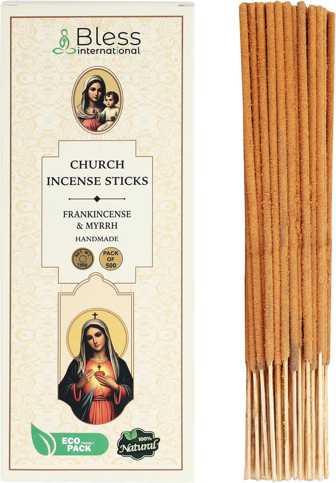 100% Natural Church Incense Sticks Handmade Hand Dipped The Best Scent (Frankincense & Myrrh)