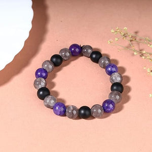 Bless International Amethyst Gemstone Bracelet