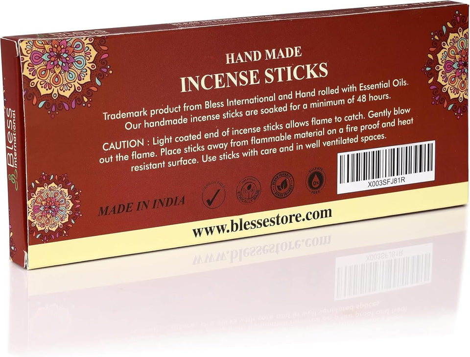 100% Natural Incense Sticks Handmade Hand Dipped The Best Scent (Cinnamon)