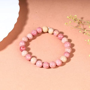 Bless International Rhodochrosite Gemstone Bracelet