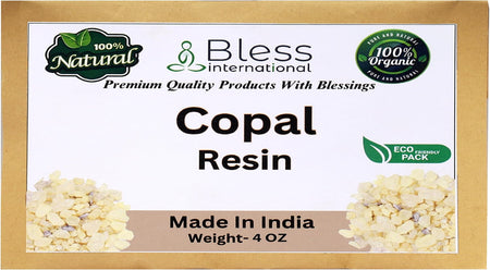 Premium-Grade-A-Indian-White-Copal-Resin-Dammar-by-Bless-International 100%-Pure-Natural-Organic Blanco-Tree-Sap-Gum-Incense Sacred-Aroma-for-Meditation-Cleansing-Wellness 0.25Lb-113.3-Grams-4-Ounce