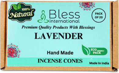 100%-Natural-Incense-Cones Handmade-Hand-Dipped The-Best-scents (Lavender)