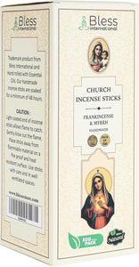 100% Natural Church Incense Sticks Handmade Hand Dipped The Best Scent (Frankincense & Myrrh)